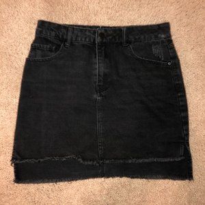 Black Demin Skirt